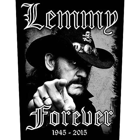Motorhead naszywka na plecy CO+PES 30x27x36 cm, Forever Black