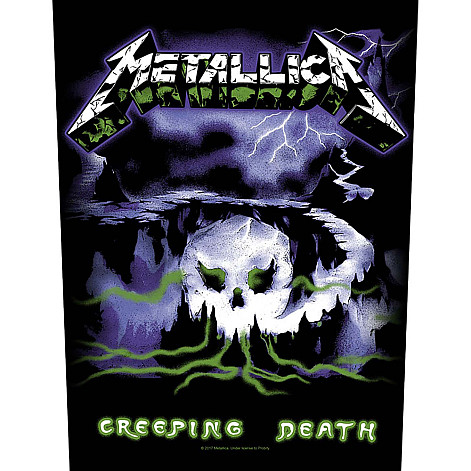 Metallica naszywka na plecy 30x27x36 cm, Creeping Death