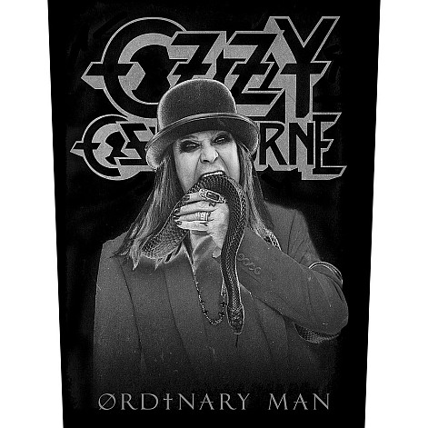 Ozzy Osbourne naszywka na plecy 30x27x36 cm, Ordinary Man Black