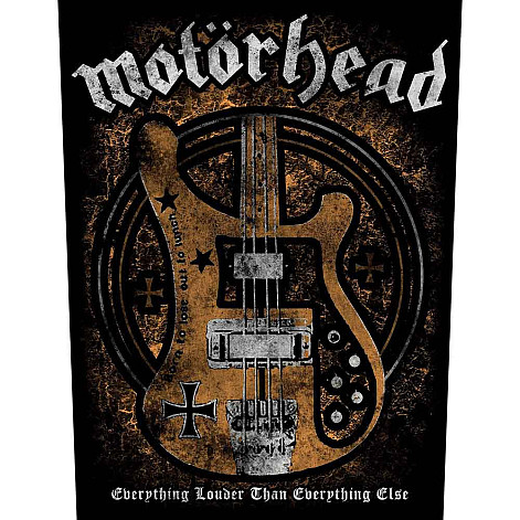 Motorhead naszywka na plecy CO+PES 30x27x36 cm, Lemmy's Bass Black