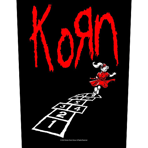 Korn naszywka na plecy 30x27x36 cm, Follow The Leader