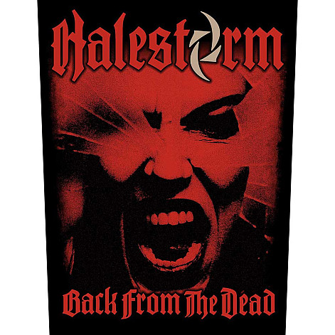 Halestorm naszywka na plecy CO+PES 30x27x36 cm, Back From The Dead