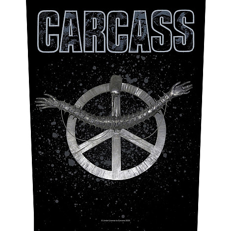 Carcass naszywka na plecy 30x27x36 cm, Heartwork