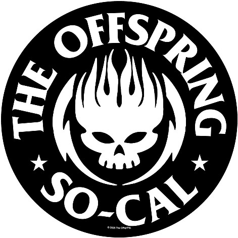 The Offspring naszywka na plecy CO+PES průměr 29 cm, So Black