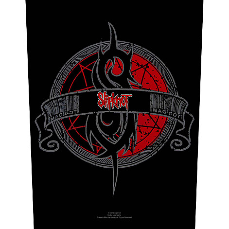 Slipknot naszywka na plecy 30x27x36 cm, Crest