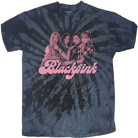 BlackPink koszulka, Photo Dip-Dye Black, męskie