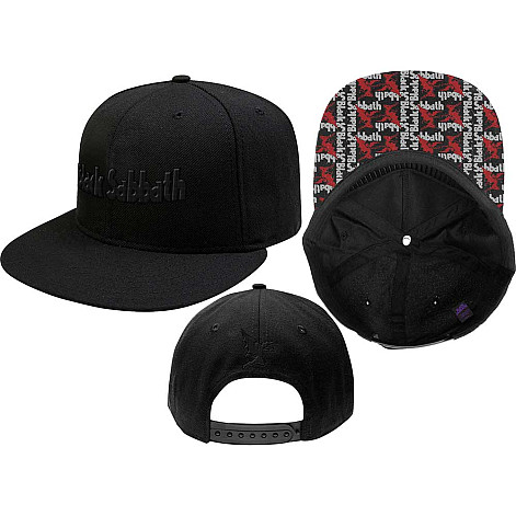 Black Sabbath czapka z daszkiem Snapback, Logo & Demon Black, unisex