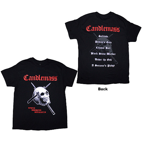 Candlemass koszulka, Epicus Doomicus Metallicus BP Black, męskie