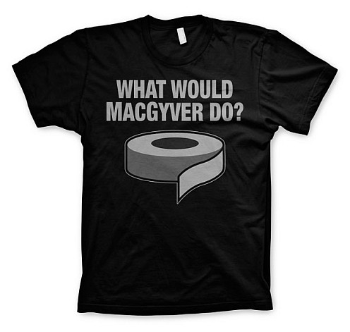 MacGyver koszulka, What Would MacGyver Do, męskie