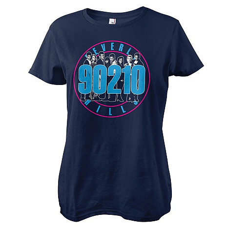 Beverly Hills 90210 koszulka, Cast Girly Navy Blue, damskie