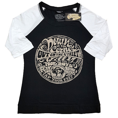 Creedence Clearwater Revival koszulka, Down On The Corner Raglan, damskie