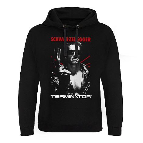 Terminator bluza, Schwarzenegger Poster Epic Hoodie Black, męska