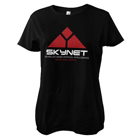 Terminator koszulka, Skynet Girly Black, damskie