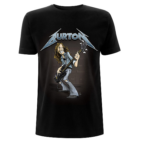 Metallica koszulka, Cliff Burton Squindo Stack Black, męskie