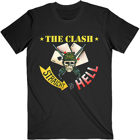 The Clash koszulka, Straight To Hell Single Black, męskie