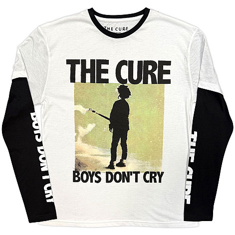 The Cure koszulka długi rękaw, Boys Don't Cry Box Black & White, męskie