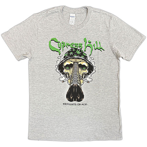 Cypress Hill koszulka, Skull Bucket Grey, męskie