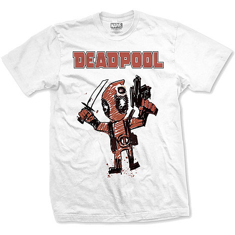 Deadpool koszulka, Cartoon Bullet, męskie