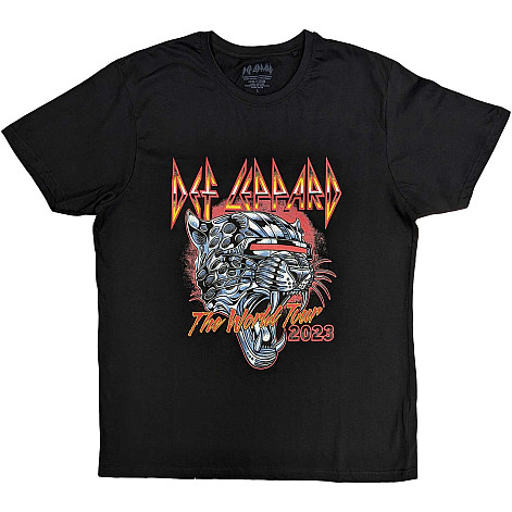 Def Leppard koszulka, Tour 2023 Black, męskie