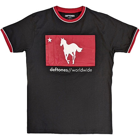 Deftones koszulka, Star & Pony Ringer Black, męskie