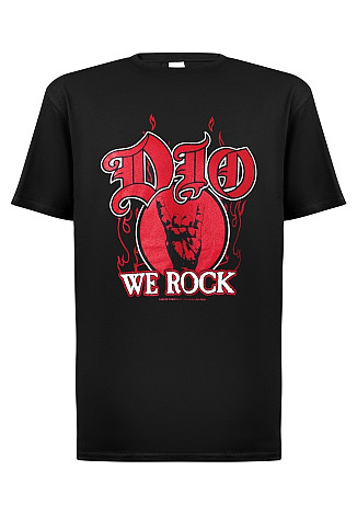 DIO koszulka, We Rock Black, męskie