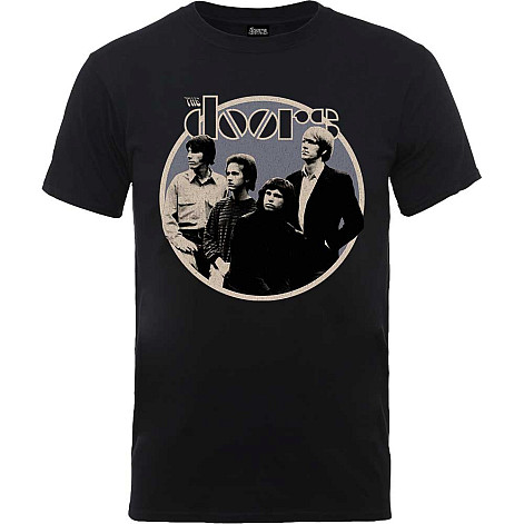The Doors koszulka, Retro Circle Black, męskie