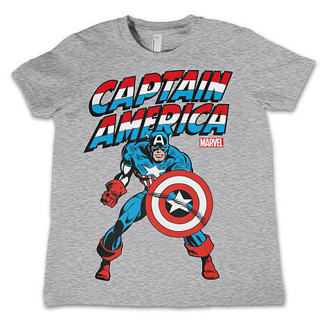 Captain America koszulka, Captain America Kids Grey, dziecięcy