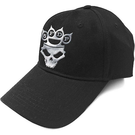 Five Finger Death Punch czapka z daszkiem, Sonic Silver Metallic Applique Logo, unisex