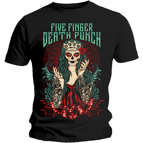 Five Finger Death Punch koszulka, Lady Muerta, męskie