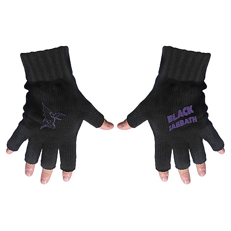 Black Sabbath bez palców rękawice, Purple Logo & Devil