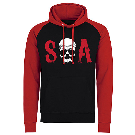 Sons of Anarchy bluza, SOA Baseball Black & Red, męska