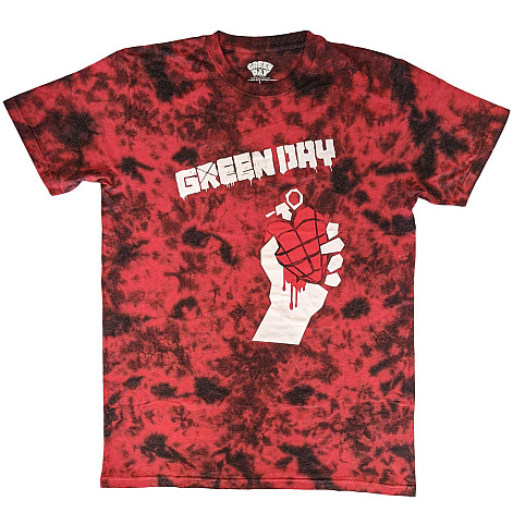 Green Day koszulka, American Idiot Wash Collection Red, męskie