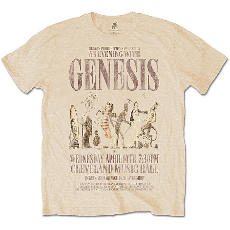 Genesis koszulka, An Evening With Genesis, męskie