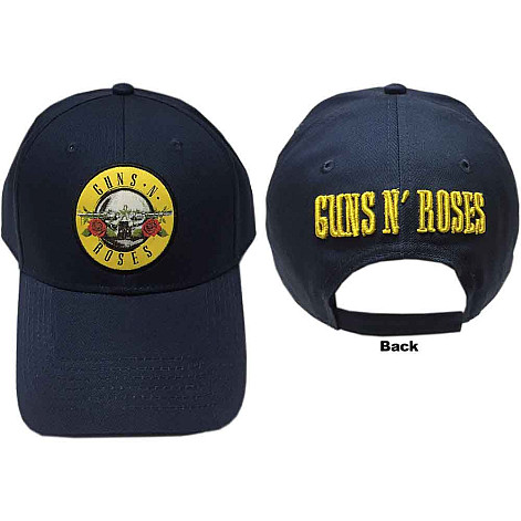 Guns N Roses czapka z daszkiem, Circle Logo Navy Blue, unisex