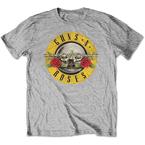 Guns N Roses koszulka, Classic Logo Heather Grey, dziecięcy
