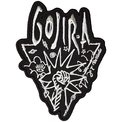 Gojira tkaná nažehlovačka PES 80 x 100 mm, Power Glove