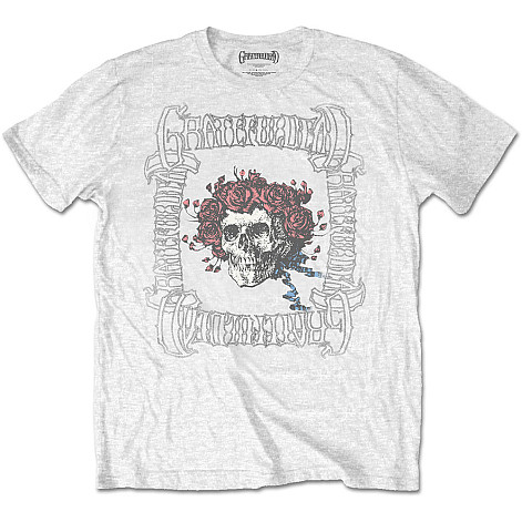 Grateful Dead koszulka, Bertha with Logo Box White, męskie