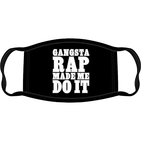 Ice Cube bavlněná maska na ústa, Gangsta Rap