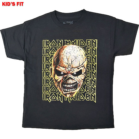 Iron Maiden koszulka, Big Trooper Head Black Kids, dziecięcy