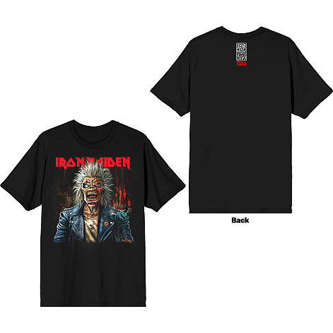 Iron Maiden koszulka, Est. 1975 Eddie Scream Portrait BP Black, męskie