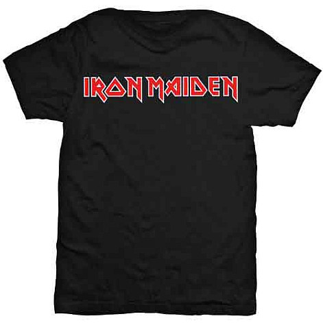 Iron Maiden koszulka, Logo Black, męskie