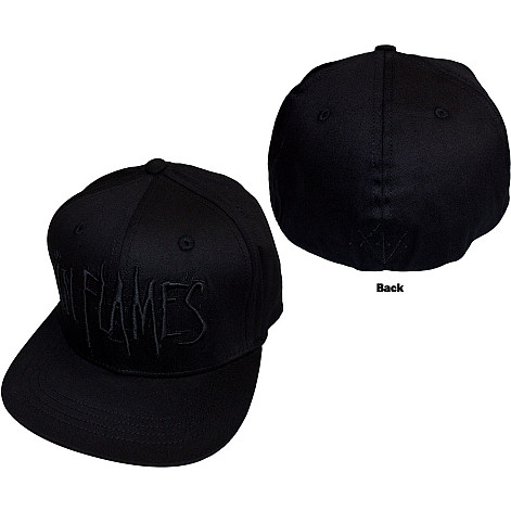 In Flames czapka z daszkiem, Black Logo Snapback BP Black, unisex