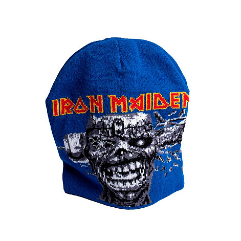 Iron Maiden zimowa czapka zimowa, Can I Play With Madness Blue