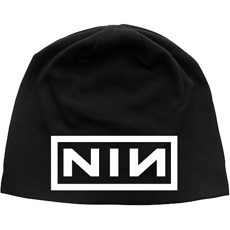 Nine Inch Nails zimowa czapka zimowa, Logo White