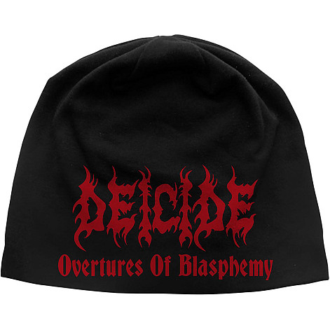 Deicide bavlněný zimowa czapka zimowa, Overtures of Blasphemy Black, unisex