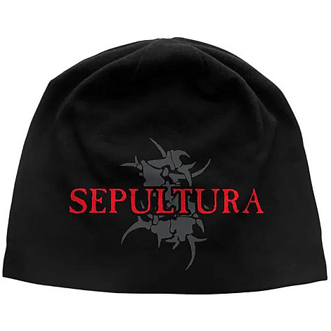 Sepultura zimowa czapka zimowa CO, Logo & Tribal S JD Print Black, unisex