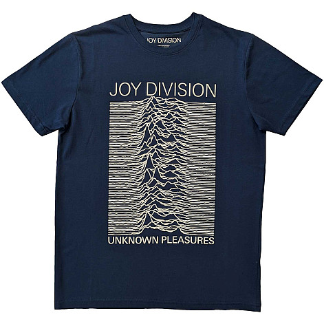 Joy Division koszulka, Unknown Pleasures FP Denim Blue, męskie