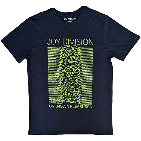 Joy Division koszulka, Unknown Pleasures FP Navy Blue, męskie