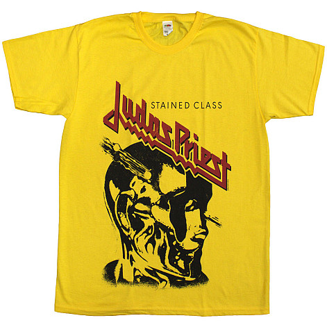 Judas Priest koszulka, Stained Class Vintage Head Yellow, męskie