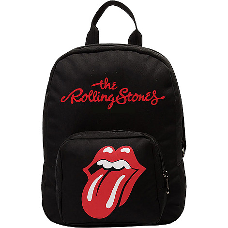 Rolling Stones mini plecak PES 30x24x9,5 cm, Classic Tongue Black